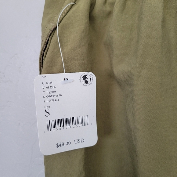Free People Movement NWT Women's Small Olive Green Athletic Shorts Athleisure - Picture 9 of 10